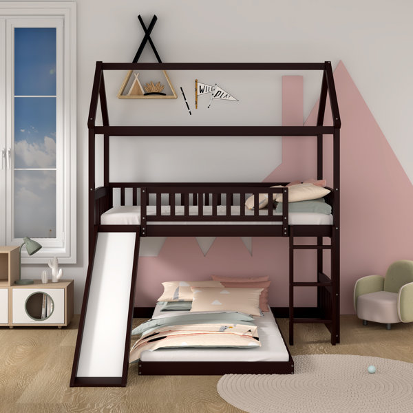 Harper Orchard Colerain Twin Over Twin LShaped Bunk Beds by Harper